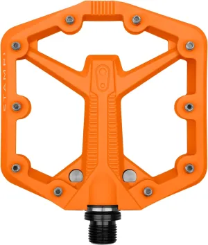 Crankbrothers Stamp Flat MTB Pedals - Size-Specific, Lightweight, Versatile, Durable Bike Pedals