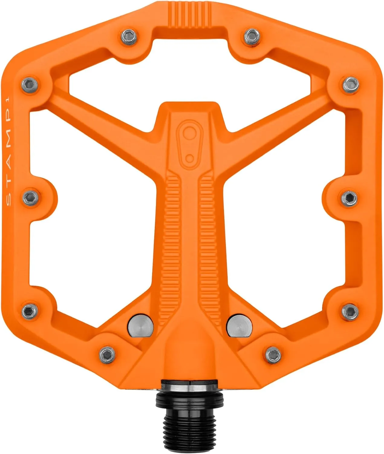 Crankbrothers Stamp Flat MTB Pedals - Size-Specific, Lightweight, Versatile, Durable Bike Pedals
