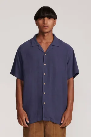Critical Slide Ernie Ss Resort Shirt Navy