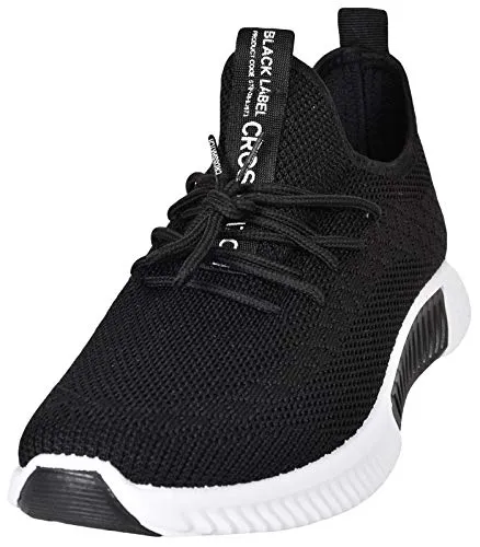 Crosshatch Mens Rideout Lightweight Trainers Black