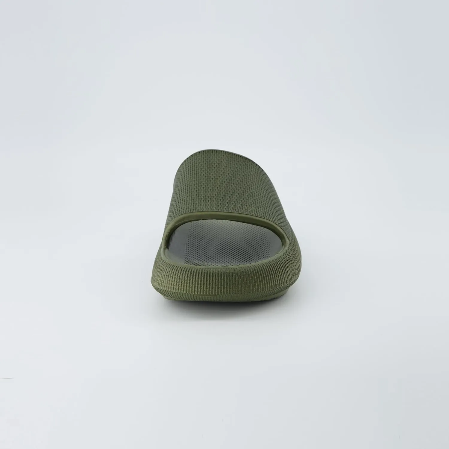 CUSHIONAIRE Men's Feather cloud recovery pool slide with  Comfort
