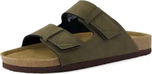 CUSHIONAIRE Men's Lynx Cork footbed Sandal with  Comfort