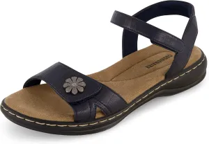 CUSHIONAIRE Women's Bloom comfort sandal with  Comfort Foam and Wide Widths Available