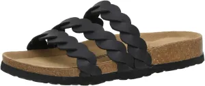 CUSHIONAIRE Women's Lucy Cork footbed Sandal with  Comfort and Wide Widths Available