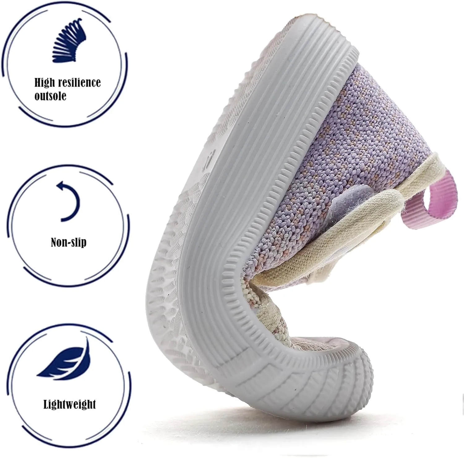 DADAWEN Boys Girls Toddler Sneakers Kids Lightweight Walking Shoes Mesh Breathable Tennis Shoes for Toddler/Little Kids