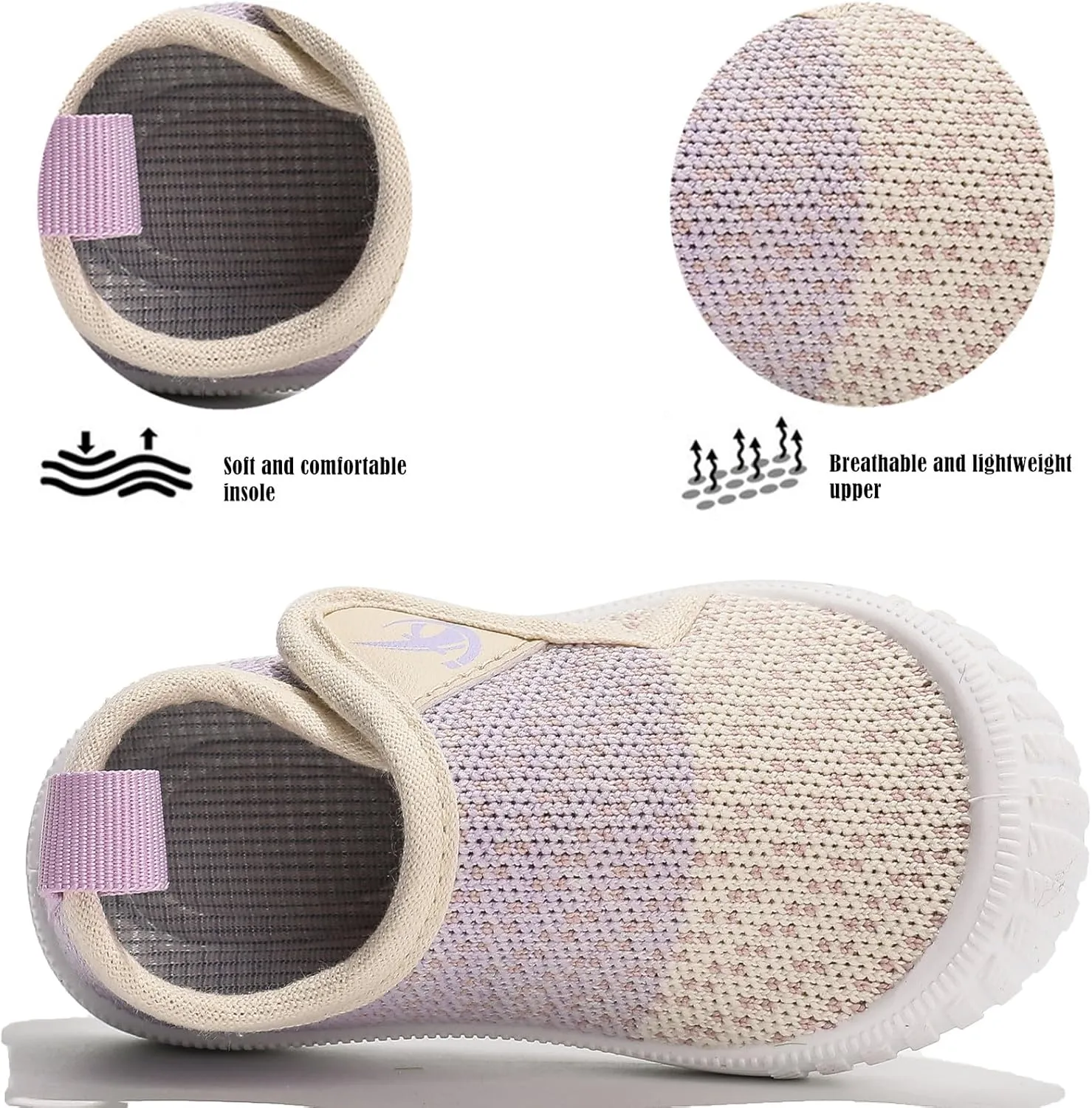 DADAWEN Boys Girls Toddler Sneakers Kids Lightweight Walking Shoes Mesh Breathable Tennis Shoes for Toddler/Little Kids