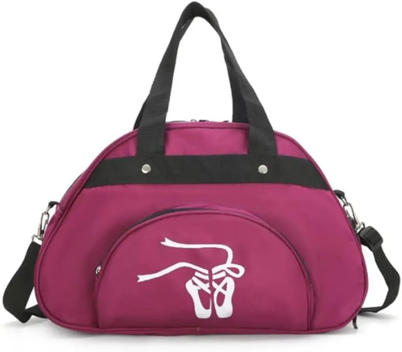 Dance Duffle Bag For Girls Ballet Bag,Light Weight,Gift (Fuchsia)