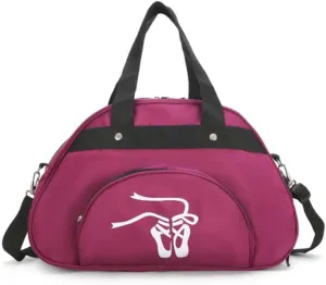 Dance Duffle Bag For Girls Ballet Bag,Light Weight,Gift (Fuchsia)