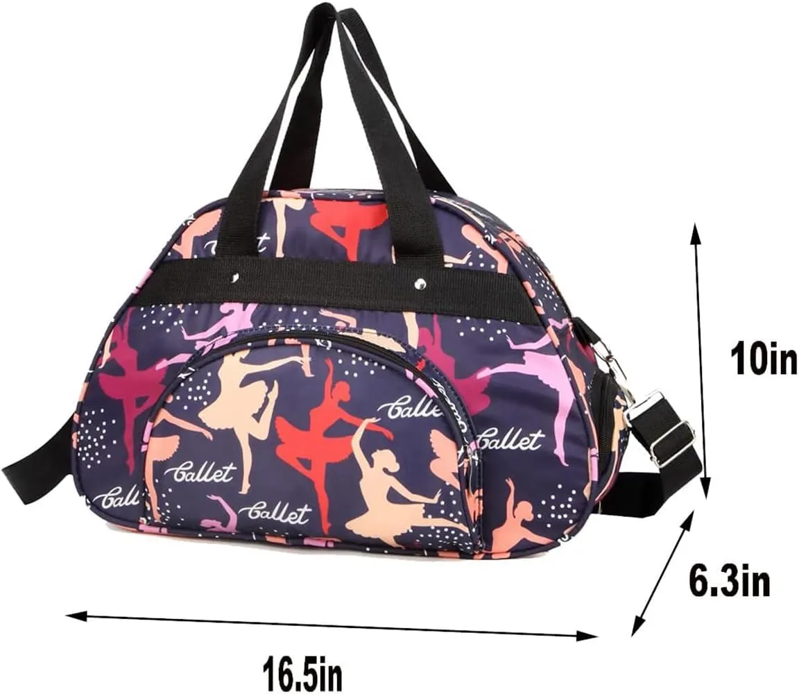 Dance Duffle Bag For Girls Ballet Bag,Light Weight,Gift (Pink)