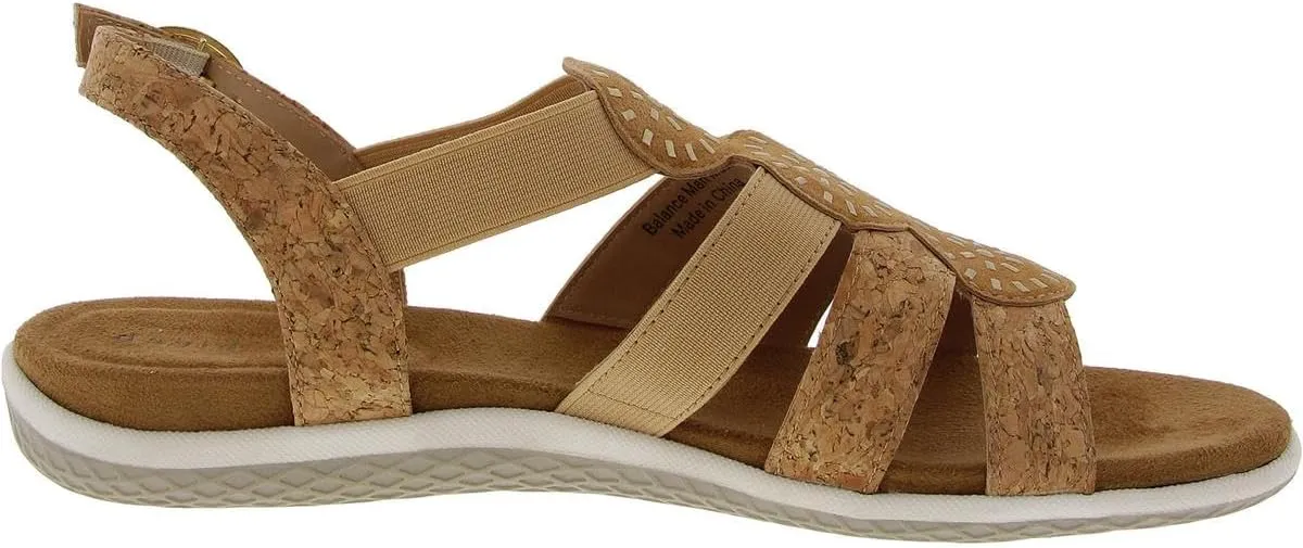 David Tate Womens Quilt Slingback Embellished Strappy Sandals