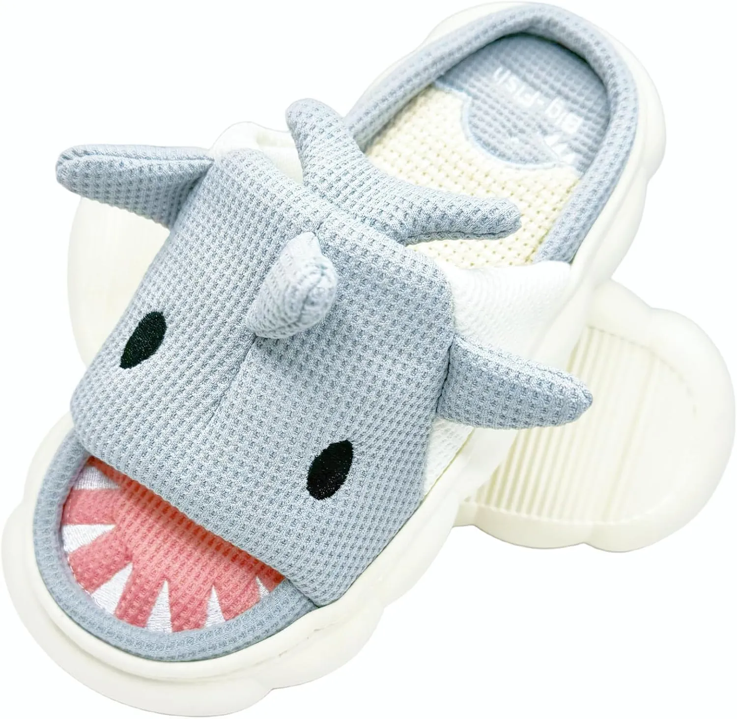 DCLTD Womens & Men's Shark Slides - Super Soft Cloud Slippers