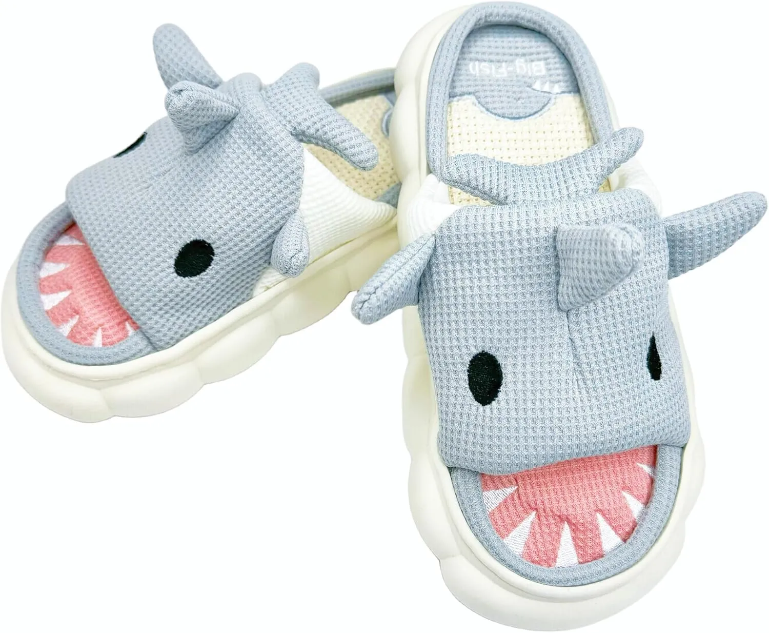 DCLTD Womens & Men's Shark Slides - Super Soft Cloud Slippers