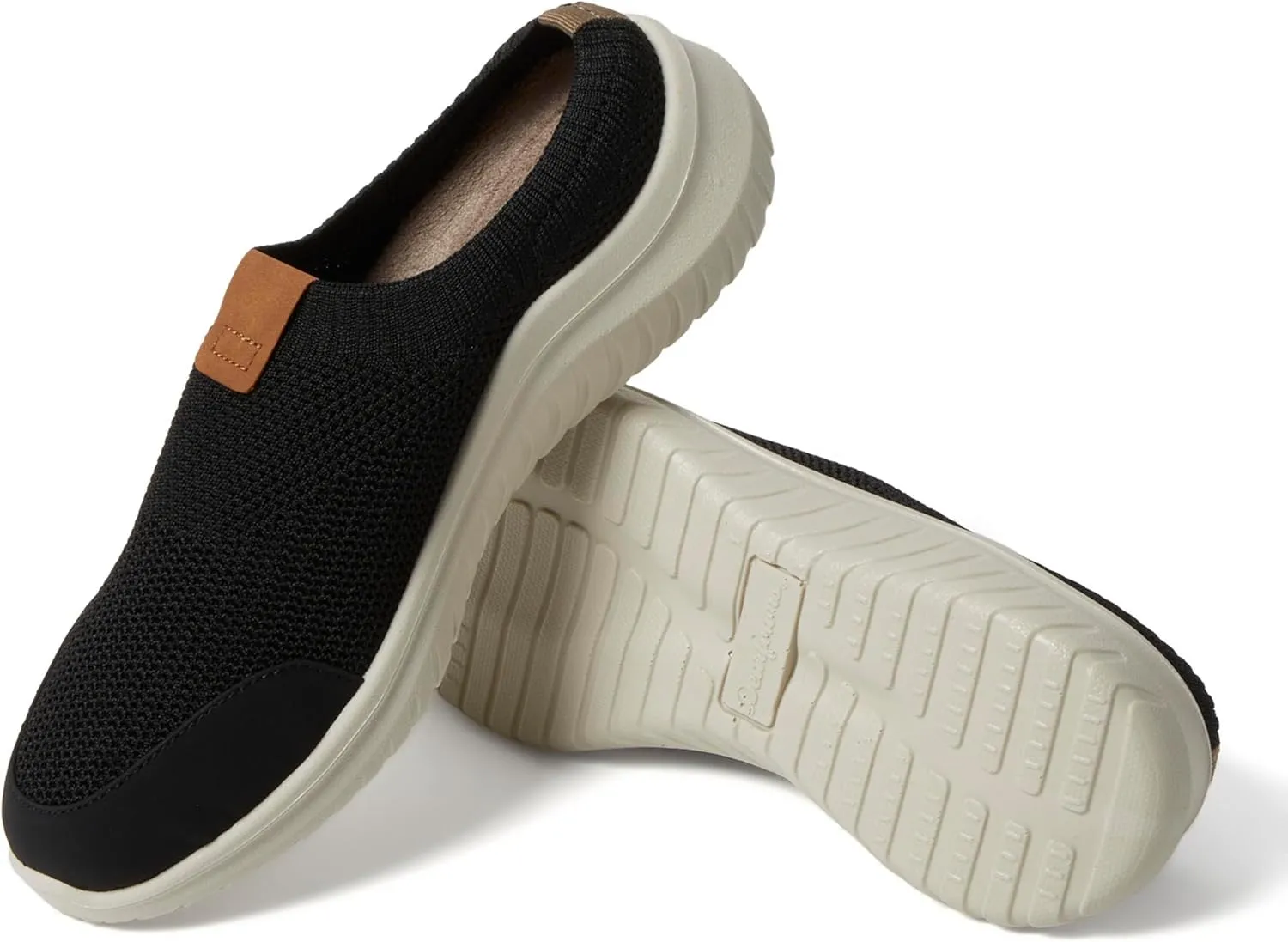 Dearfoams Women's Lightweight Breathable Gracie Sneaker with Arch Support Machine Washable Shoes Clog