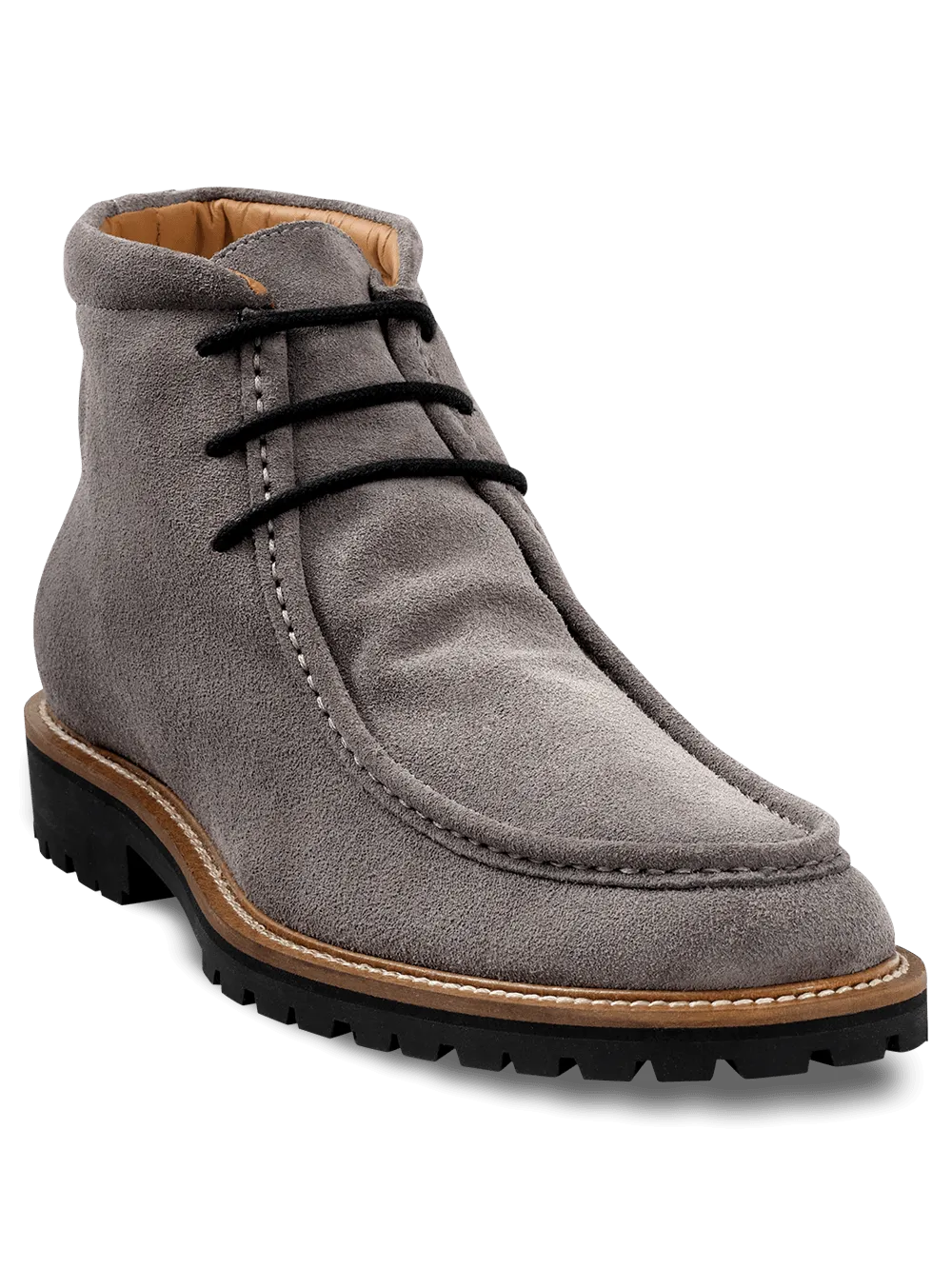Decker Lace Up Boot - Grey