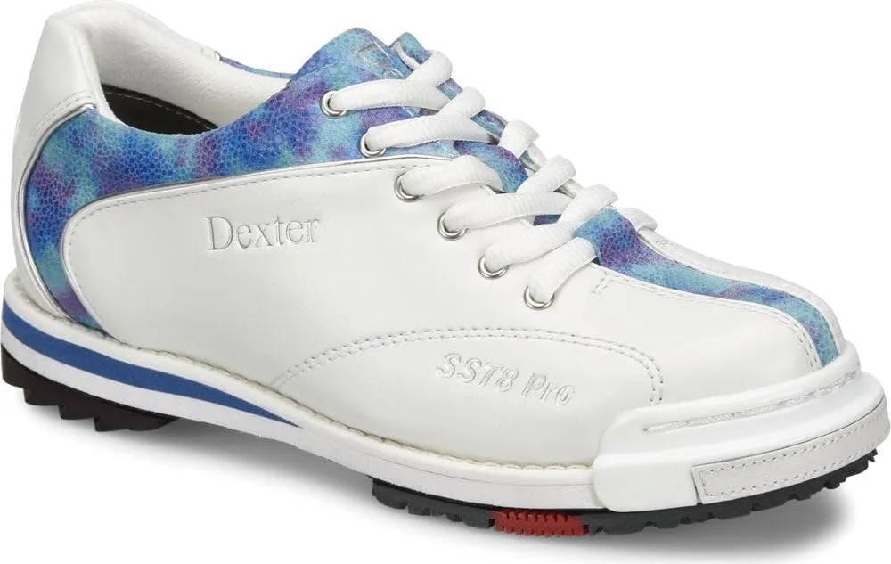 Dexter SST 8 Pro Wht/Blu/Tie Dye Ladies Size 9.5