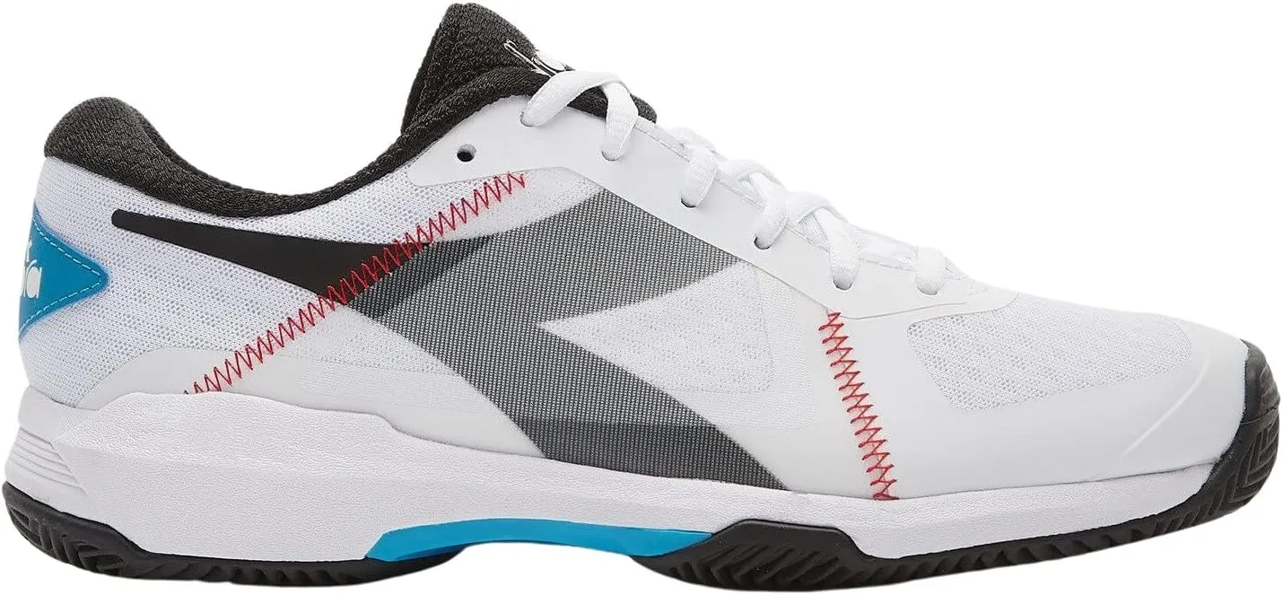 Diadora Trofeo Ag Pkl, Color: White/Black/Blue Jewel, Size: 9.5 (101.178982C9811.9.5)