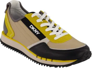 DKNY Men's Rubber Sole Round Toe Shape Lace-up Sneakers