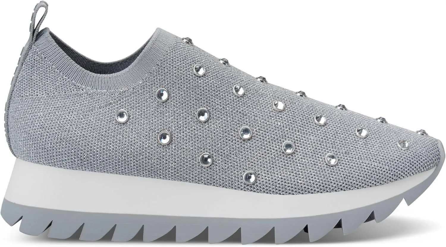 DKNY Women's Abbott Studded Knit Slip on Sneaker