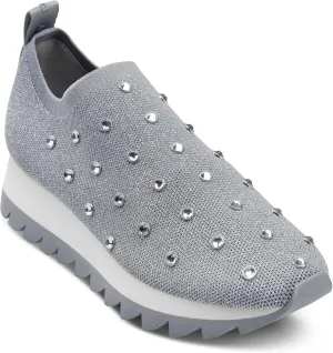 DKNY Women's Abbott Studded Knit Slip on Sneaker