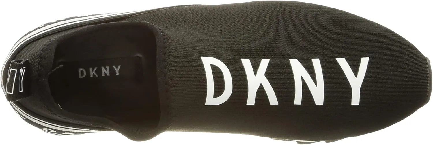 DKNY women's Rubber Sole Knit Low-top Sneaker