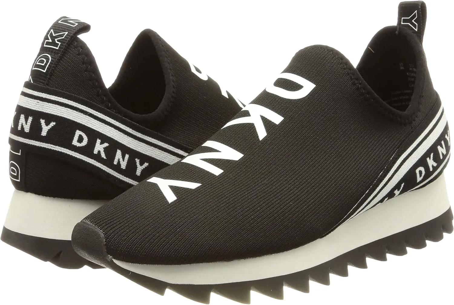 DKNY women's Rubber Sole Knit Low-top Sneaker