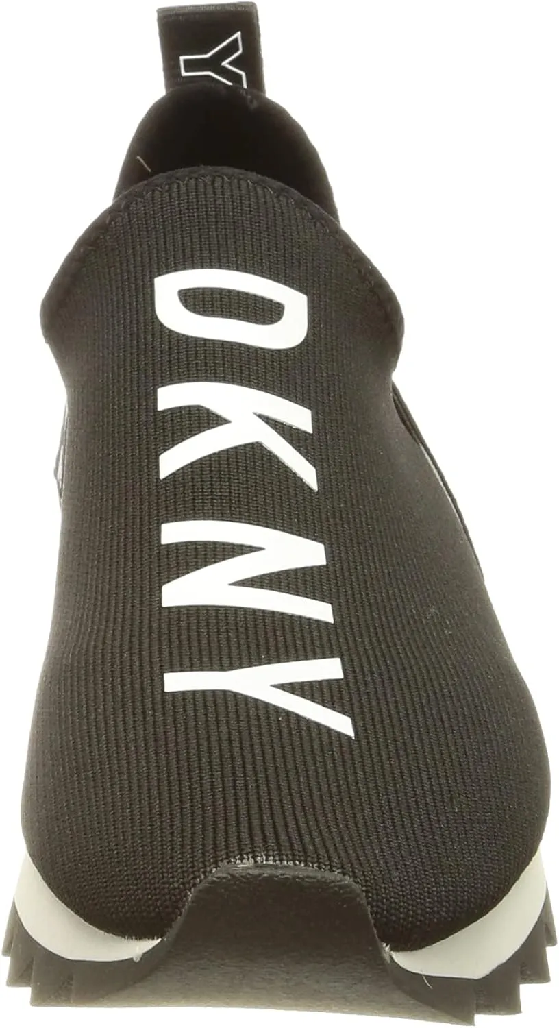 DKNY women's Rubber Sole Knit Low-top Sneaker