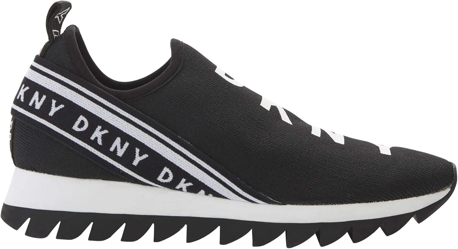 DKNY women's Rubber Sole Knit Low-top Sneaker