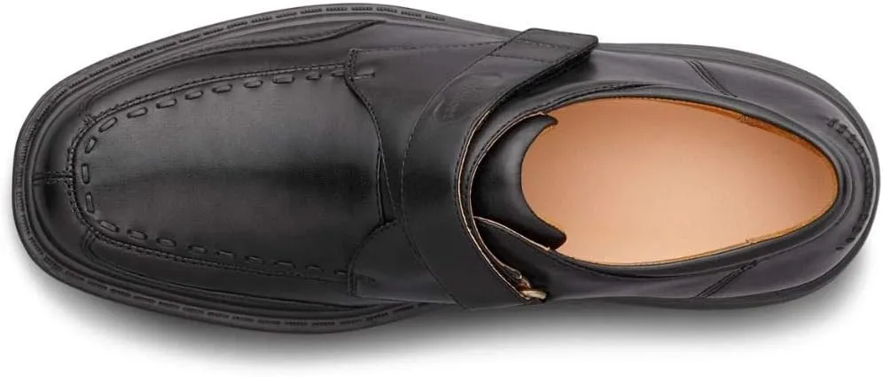 Dr. Comfort Frank Diabetic Shoes for Men - Leather Dress Shoes with Stitch - Therapeutic Formal Shoes