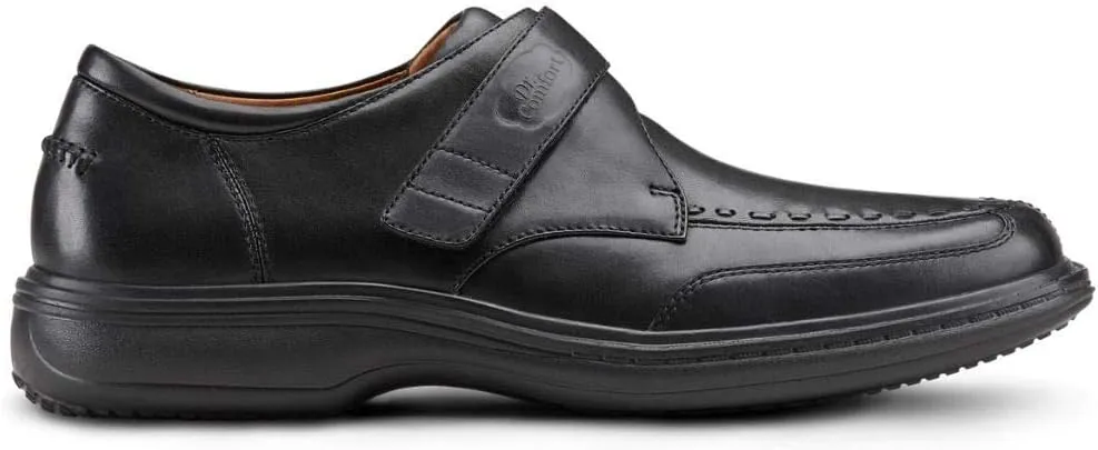 Dr. Comfort Frank Diabetic Shoes for Men - Leather Dress Shoes with Stitch - Therapeutic Formal Shoes