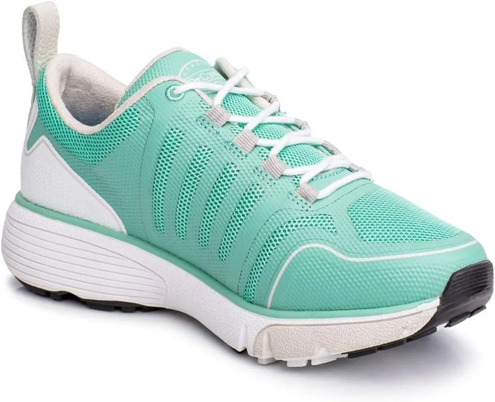 Dr. Comfort Women's Grace Athletic Walking Shoe, Grey, Mesh & Synthetic, Gel Insole, Moderate Cushioning