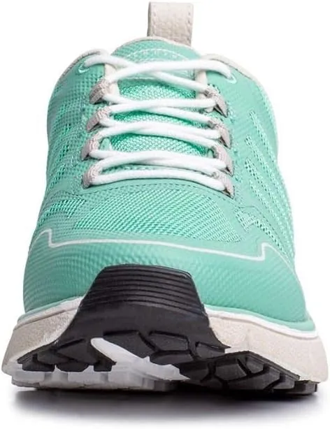 Dr. Comfort Women's Grace Athletic Walking Shoe, Grey, Mesh & Synthetic, Gel Insole, Moderate Cushioning