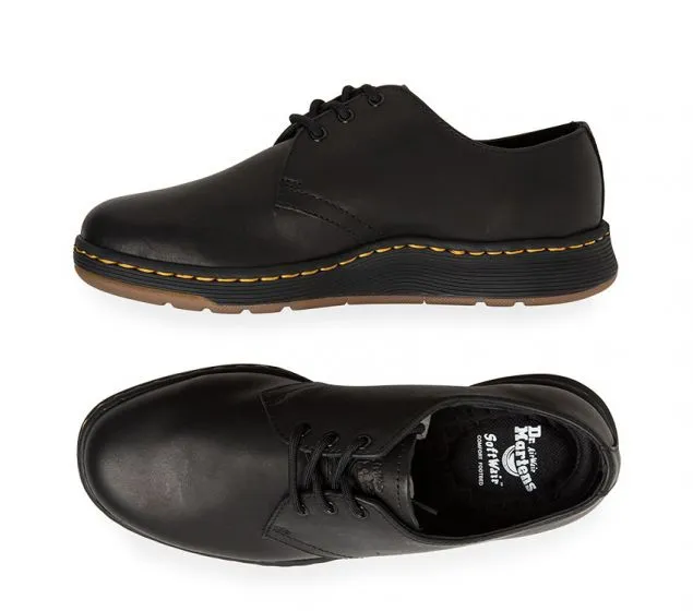 DR MARTENS CAVENDISH 3-EYE SHOE BLACK