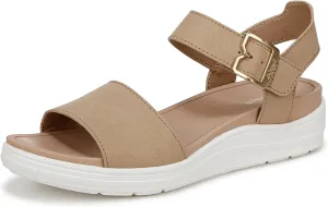 Dr. Scholl's Womens Time Off Sky Sandal Cuban Sand Smooth 6.5 M