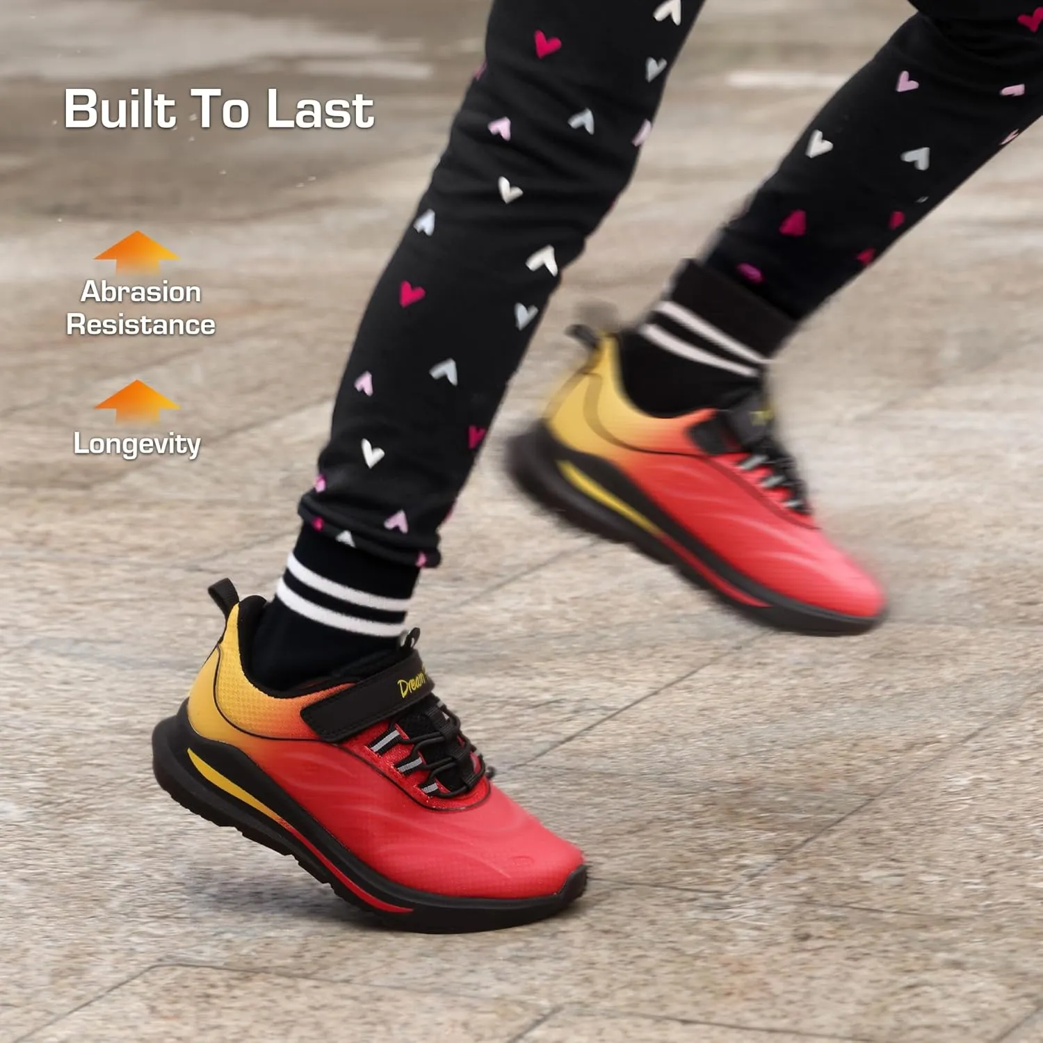 DREAM PAIRS Boys Girls Shoes Kids DuraPlay Tennis Running Athletic Protective Walking Sneakers for Little/Big Kid
