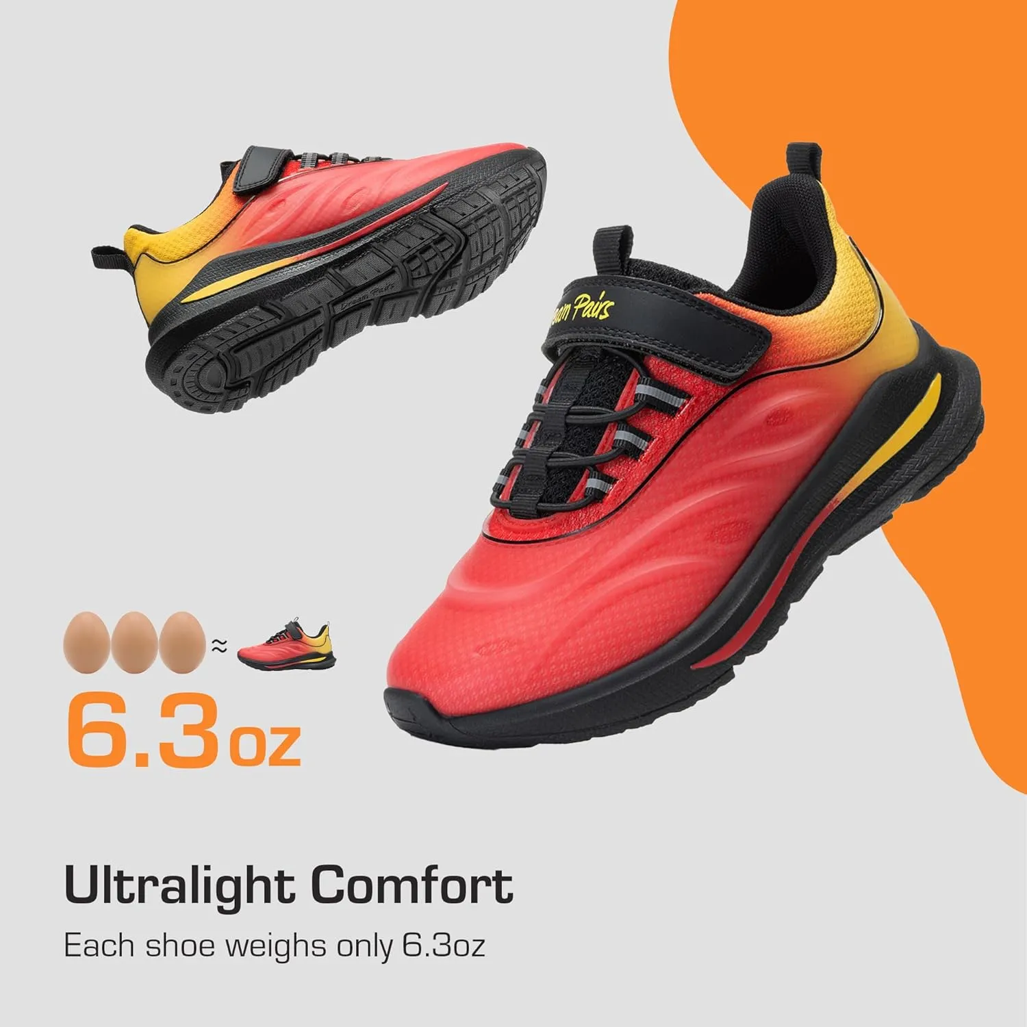 DREAM PAIRS Boys Girls Shoes Kids DuraPlay Tennis Running Athletic Protective Walking Sneakers for Little/Big Kid