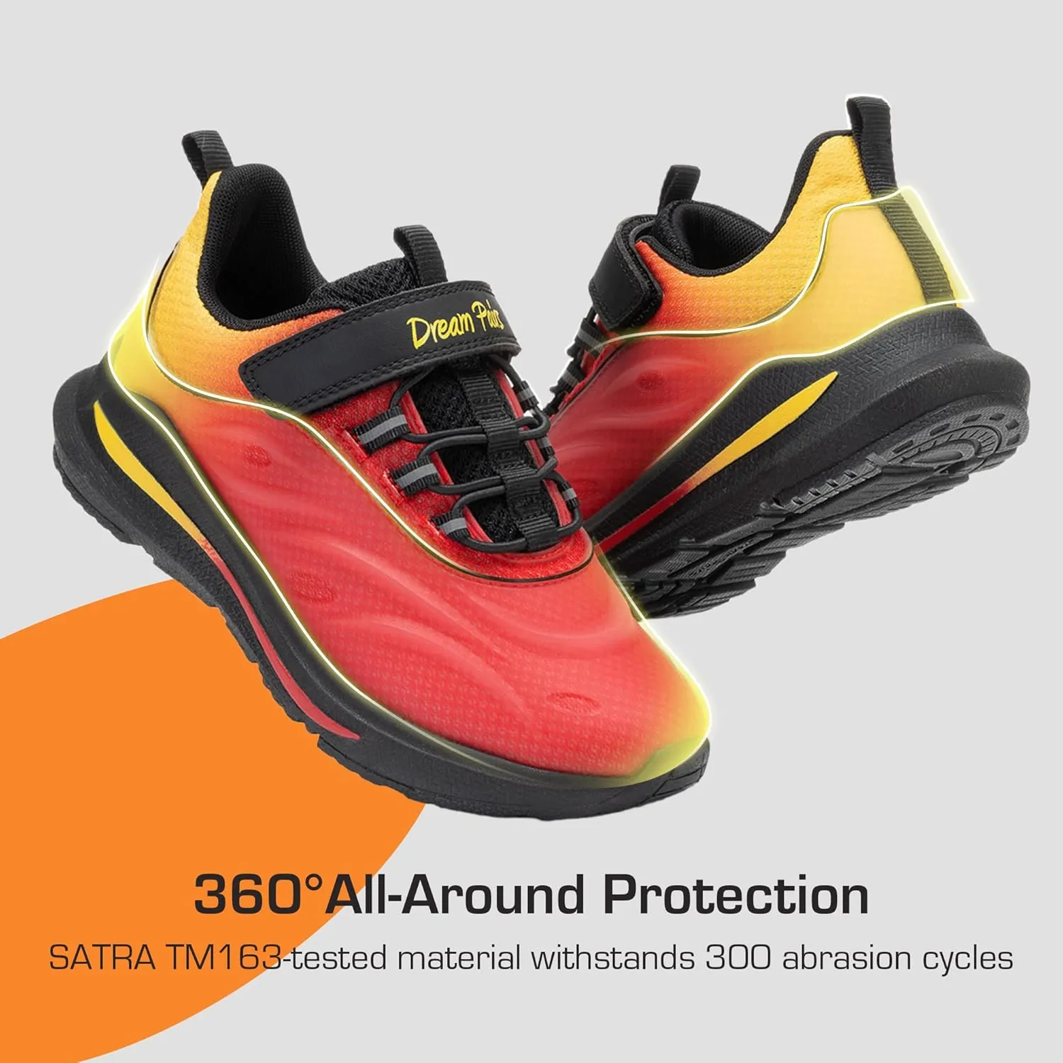 DREAM PAIRS Boys Girls Shoes Kids DuraPlay Tennis Running Athletic Protective Walking Sneakers for Little/Big Kid
