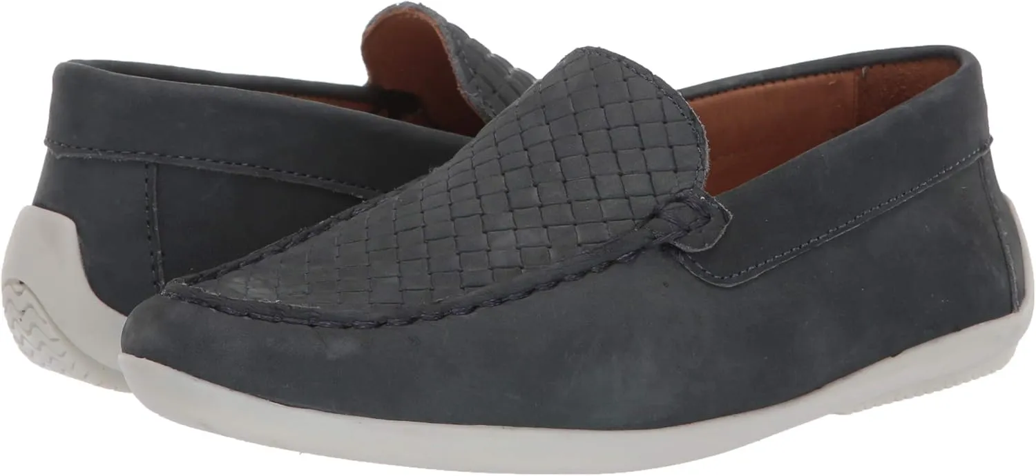 Driver Club USA Unisex-Child Kids Leather Fashion Luxury Driving Loafer with Venetian Detail