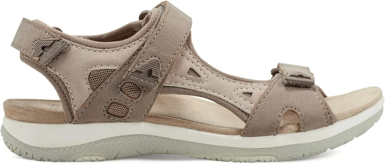 Earth Origins Women’s Skylar Sandal I Slip Resistant, Suede Sandals for Everyday