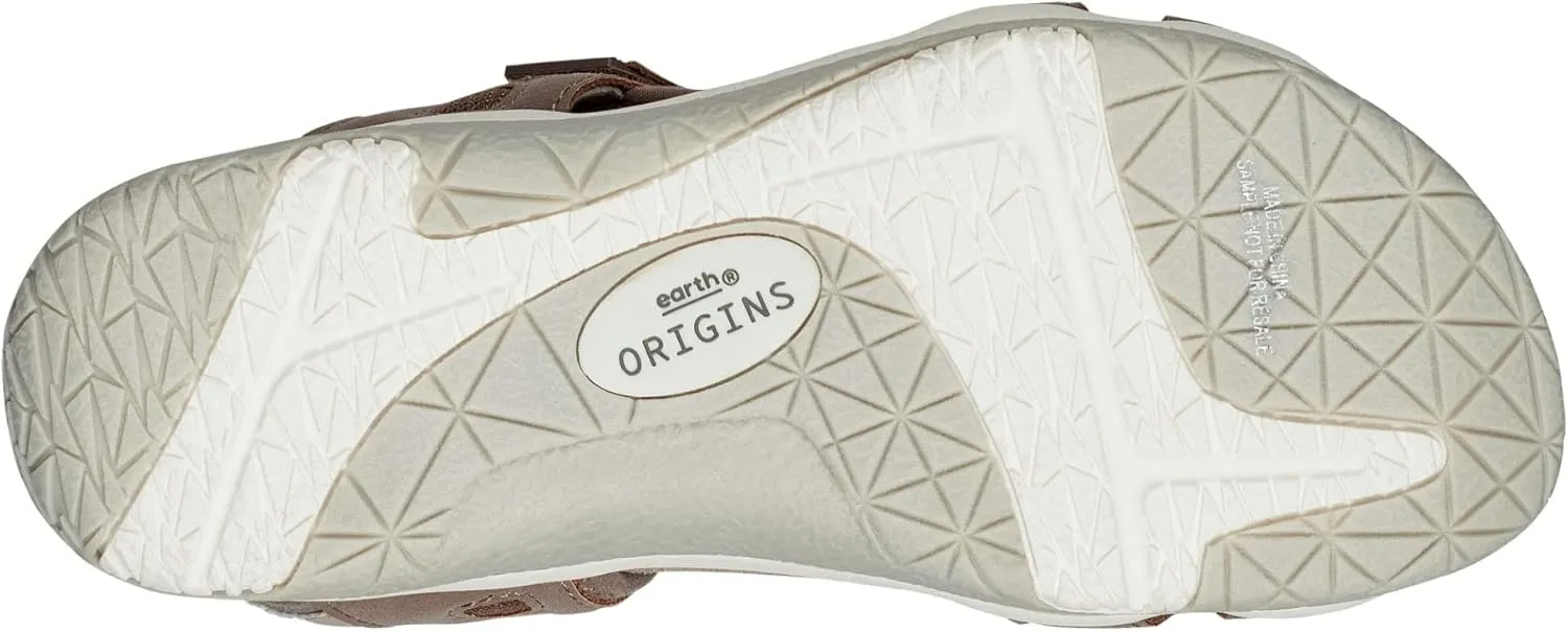 Earth Origins Women’s Skylar Sandal I Slip Resistant, Suede Sandals for Everyday