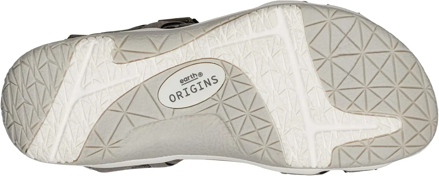 Earth Origins Women’s Skylar Sandal I Slip Resistant, Suede Sandals for Everyday