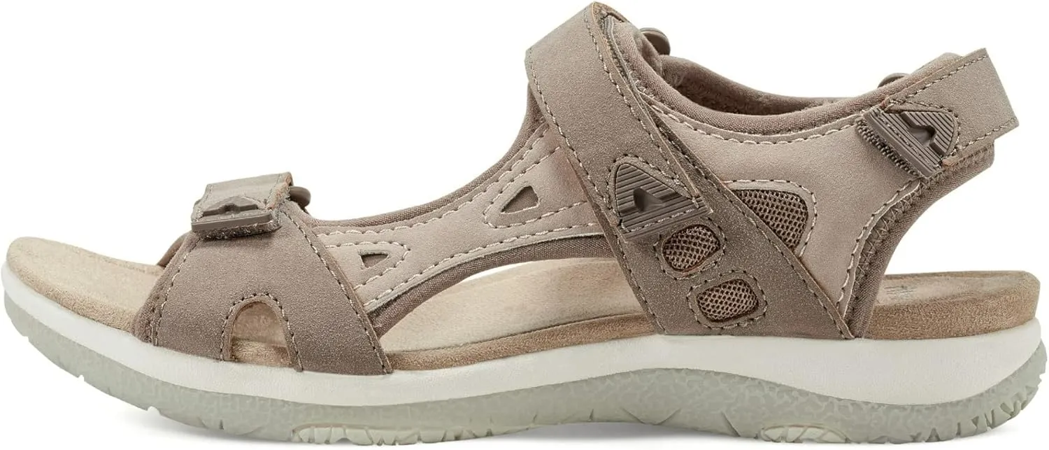 Earth Origins Women’s Skylar Sandal I Slip Resistant, Suede Sandals for Everyday