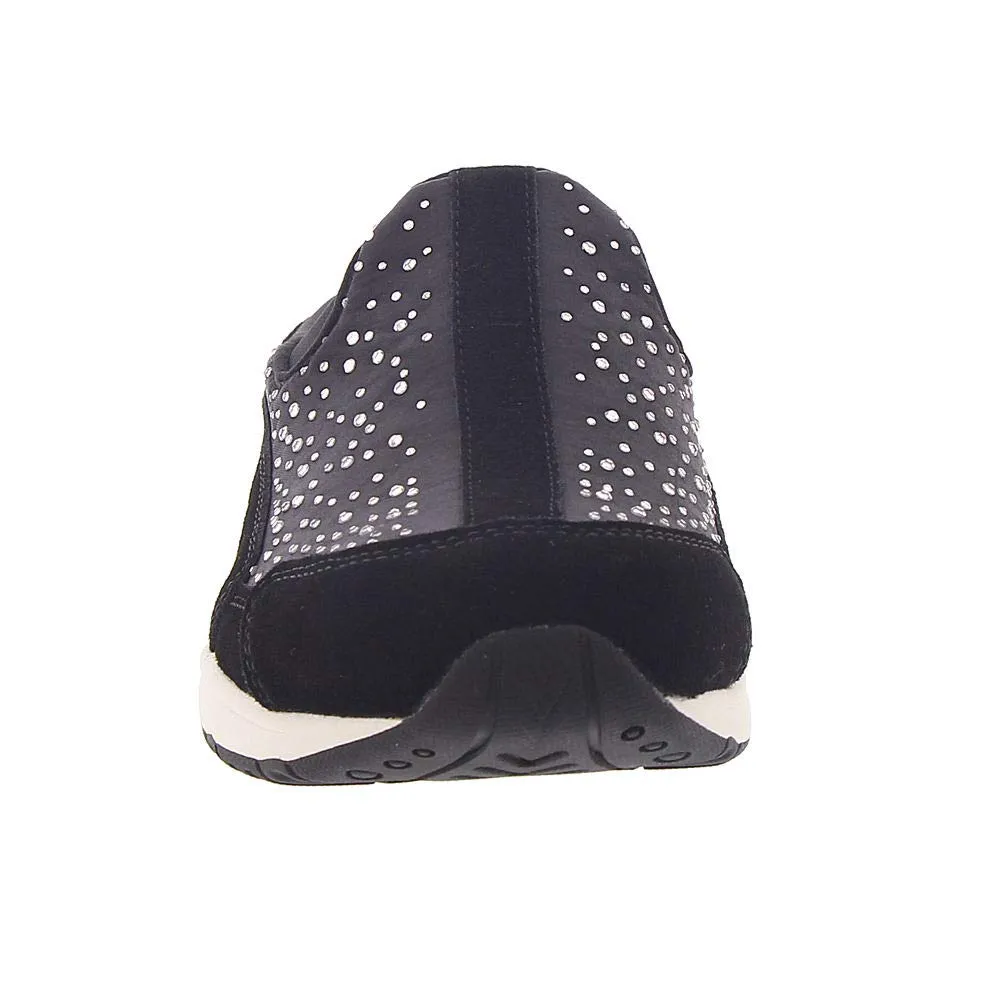 Easy Spirit Women's Travelstones Sneaker, Black 1, 8.5