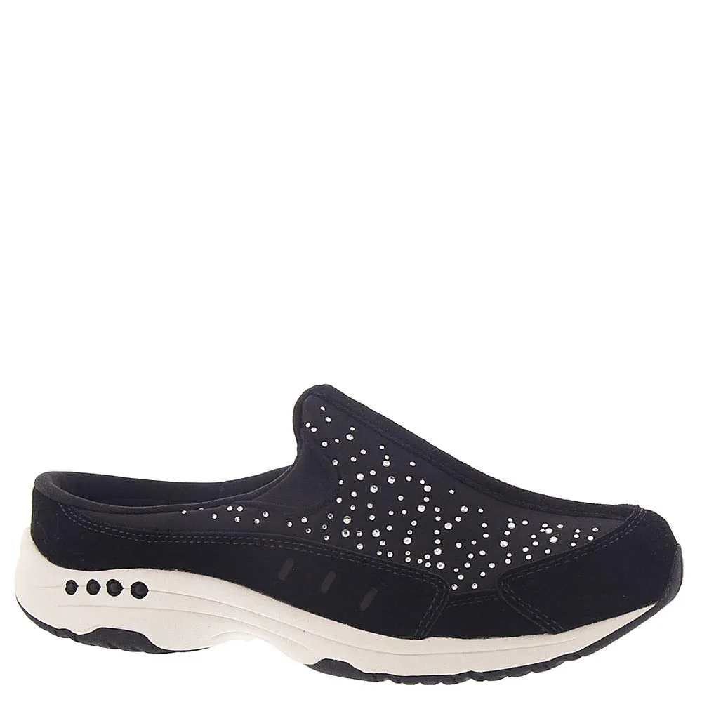 Easy Spirit Women's Travelstones Sneaker, Black 1, 8.5