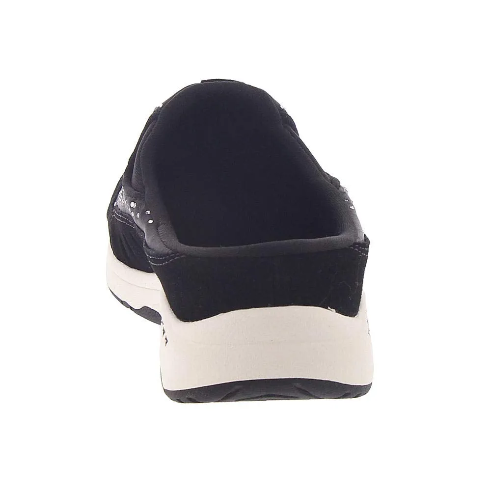 Easy Spirit Women's Travelstones Sneaker, Black 1, 8.5