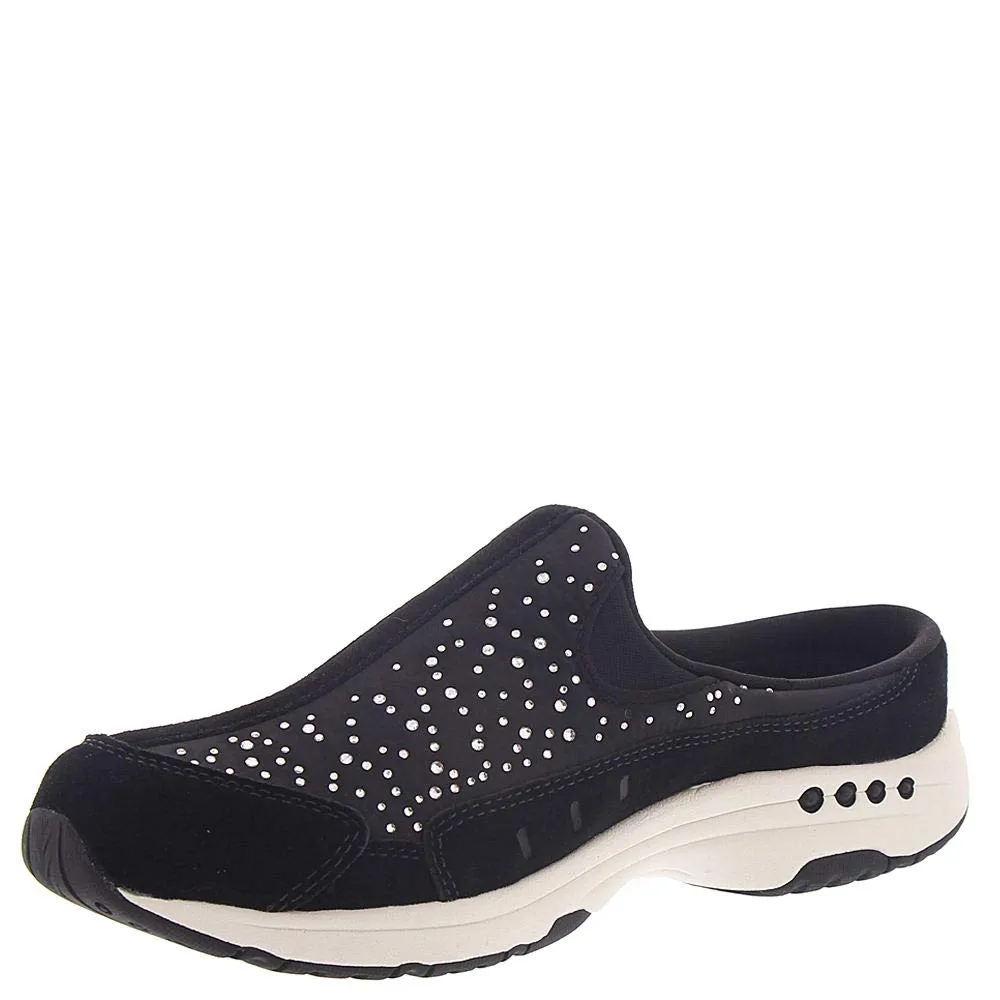 Easy Spirit Women's Travelstones Sneaker, Black 1, 8.5