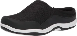 Easy Street Women's Athleisure Shoe Mule, Black, 8 Wide
