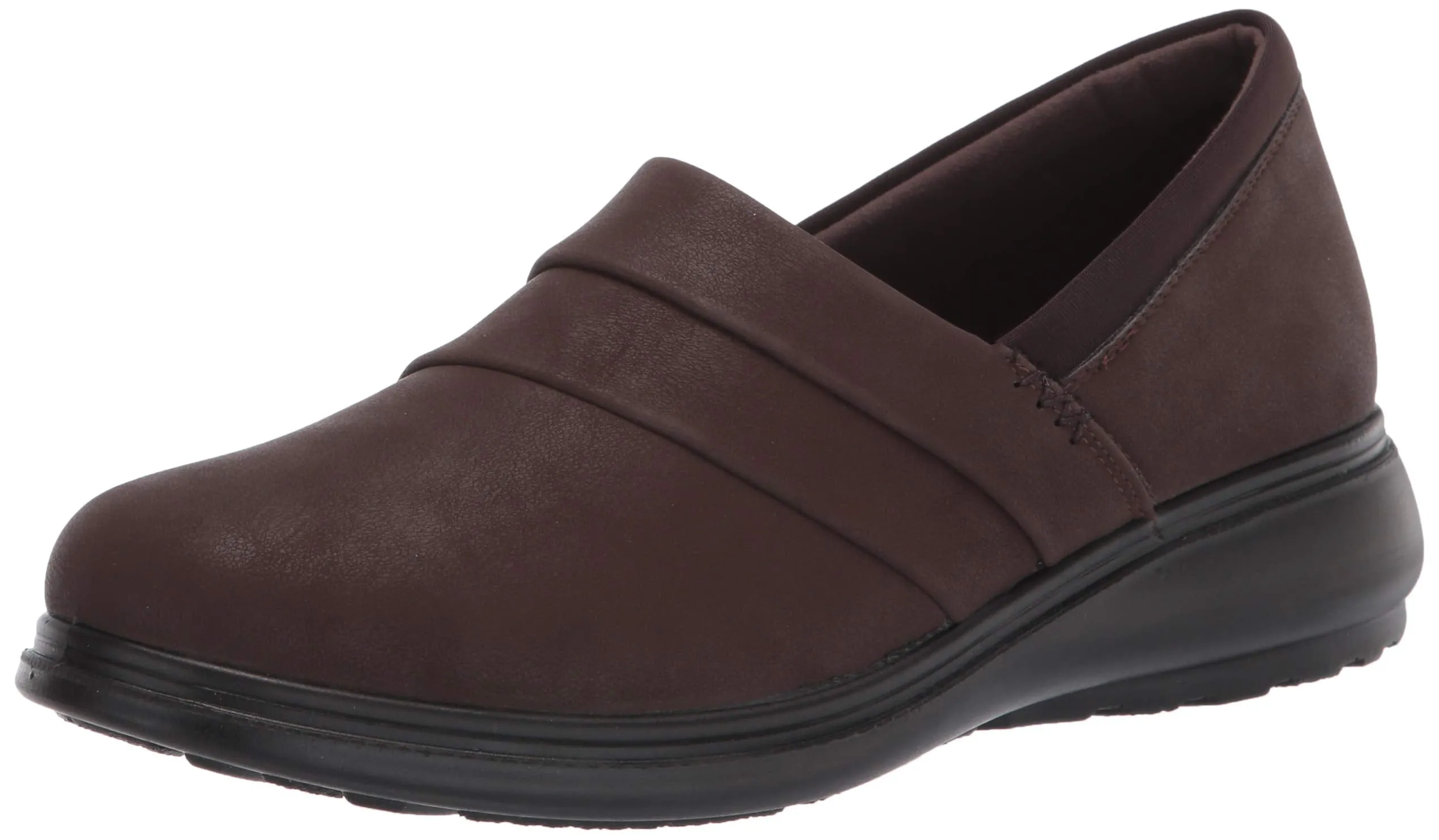 Easy Street womens Flat Sneaker, Brown Matte, 7.5 US