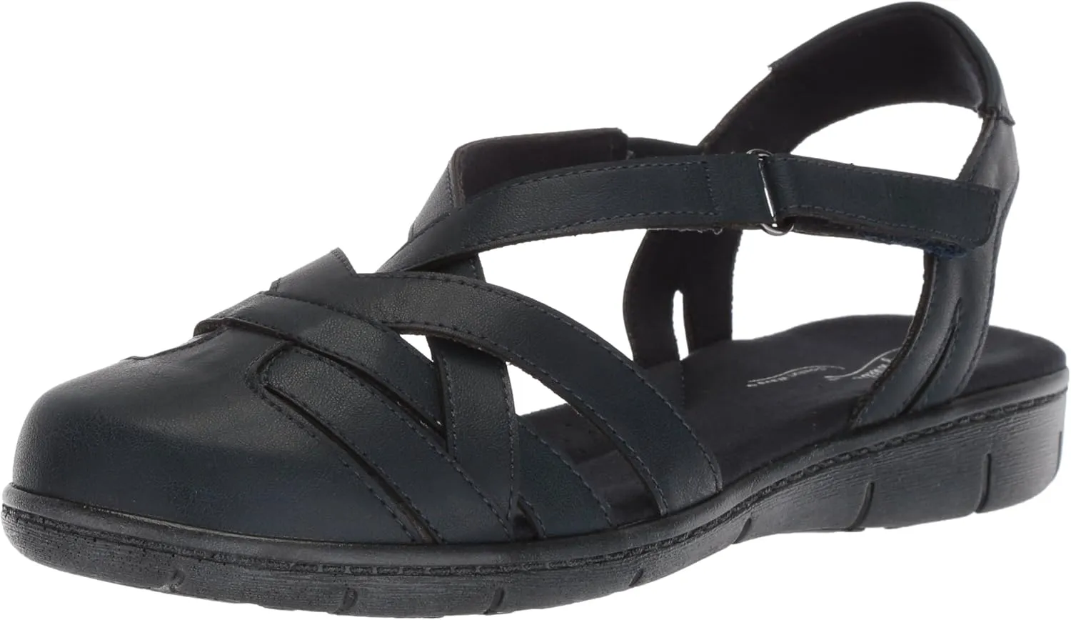 Easy Street Women's Garrett Sneaker, Navy, 10 X-Wide