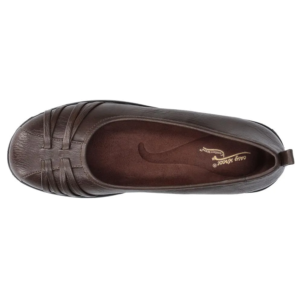 Easy Street Women's Haley Sneaker, Brown, 8