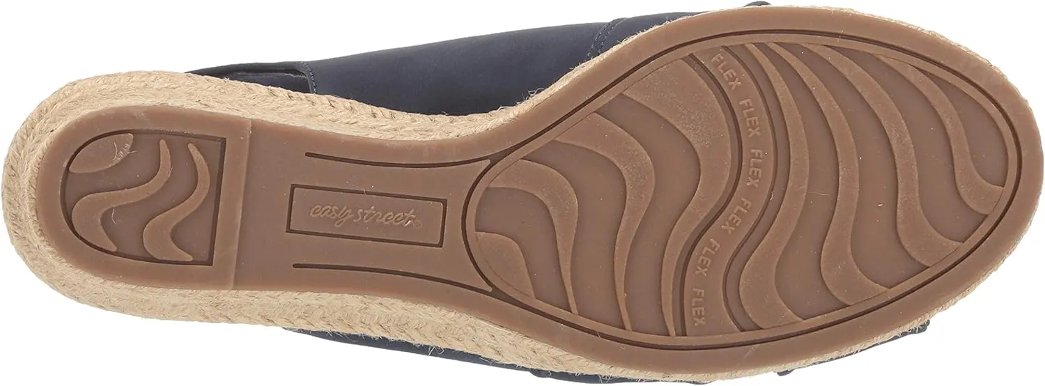 Easy Street Women's Maureen Espadrille Sandals Casual Shoes